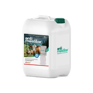 AntiMastitor conductive medium in a bulk container